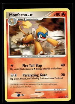 Monferno 56/127 Platinum Uncommon Pokemon - Image 1