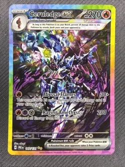 [NM] Ceruledge ex 147/131 SIR Holo Pokemon SV7: Prismatic Evolutions 2025 - Image 1