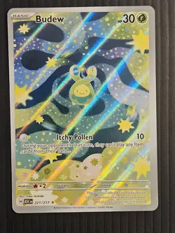 Budew 221/217 - Pokemon TCG - Ascended Heroes Illustration Rare Holo - Image 1