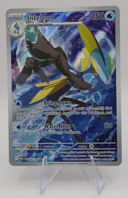 Inteleon IR Holo 142/132 Pokemon Mega Evolution - Image 1
