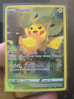 Pokemon Pikachu GG30/GG70 Crown Zenith Galarian Gallery Ultra Rare Holo 60 HP - Image 1