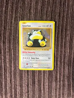Pokemon Snorlax XY179 XY Evolutions Cosmos Holo Black Star Promo HP - Image 1