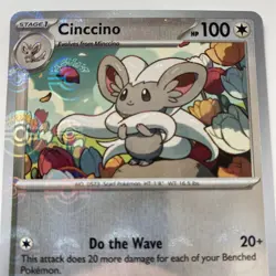 Pokemon TCG Cinccino 076/086 Poke Ball Reverse Holo English Black Bolt NM/M - Image 2