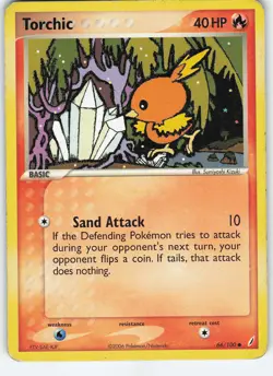 Torchic 66/100 Crystal Guardians Common Normal MP Pokemon - Image 1