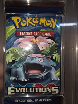 2016 Pokemon XY Evolutions Mega Venusaur Art PSA 9 Graded Pack - Image 3