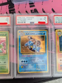 Pokemon 1998 CD Promos, PSA 7 Charizard, PSA 7 Venusaur, PSA 6 Blastoise - Image 3