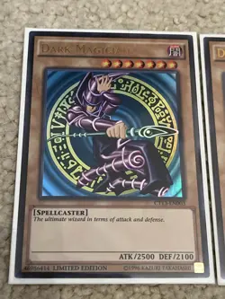 Yu-Gi-Oh! Dark Magician Ultra Rare Limited Edition CT13-EN003 NM Playset Of 3 - Image 2