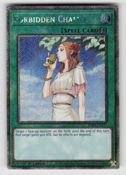 Forbidden Chalice Yugioh RA04-EN137 Platinum Secret Rare PSR NM - Image 1