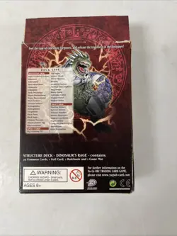 Yugioh Dinosaur's Rage 1st Edition Structure Deck Factory Sealed English - Image 3
