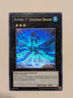 Number 17: Leviathan Dragon (Ghost Rare) GENF-EN039 Unlimited NM - Image 2