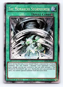 2025 Yu-Gi-Oh Mega-Pack #MP25-EN024 The Monarchs Stormforth - Image 1