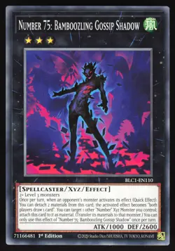 Number 75: Bamboozling Gossip Shadow - BLC1-EN110 - Common - 1st Edition Yugioh - Image 1