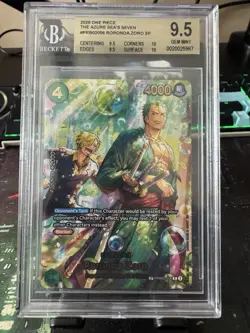 Bandai One Piece Roronoa Zoro SP Foil PRB02-006 BGS 9.5 2026 - Image 1