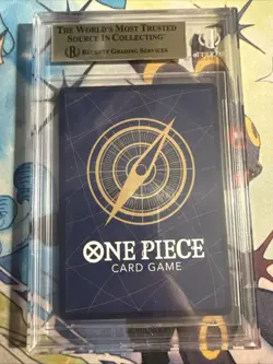 Monkey D Luffy OP11 Manga Japanese Beckett 9.5 + One Piece Snake Man - Image 2