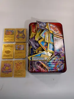 Pokemon Cards Mixed Lot 1.5kg Bulk Custom Gold Pikachu Charizard GX V - Image 2