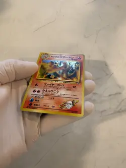 Blaine's Charizard Challenge Darkness Holo Rare Japanese Pokemon Card 1996 - Image 5