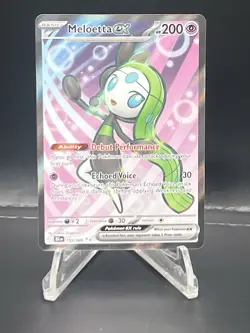 Meloetta EX 159/086 SV: Black Bolt Full Art Pokemon Card Pokemon TCG - Image 1