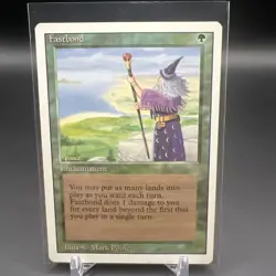 MTG Fastbond Enchantment Revised Edition Rare NM - Image 1