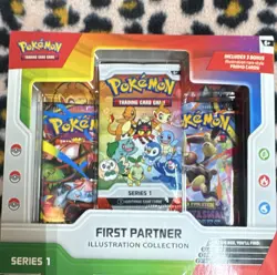 Pokemon TCG First Partner Illustration Collection Series 1 Box - Promo Cards - Image 1