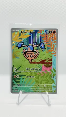 Hitmontop 240/217 Illustration Rare Full Art ASC Pokemon Card NM - Image 1