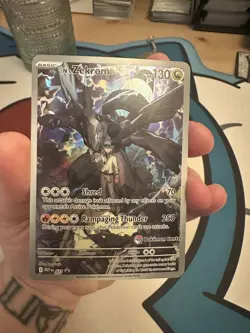 N’s Zekrom Pokemon Center Stamped Promo Card - Image 1