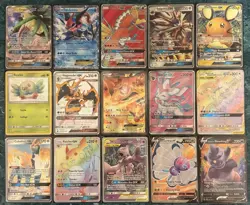 POKEMON XY SUN & MOON SWSH CHARIZARD EX ASH GRENINJA SYLVEON HP DMG CARD LOT WOW - Image 1