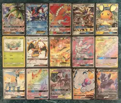 POKEMON XY SUN & MOON SWSH CHARIZARD EX ASH GRENINJA SYLVEON HP DMG CARD LOT WOW - Image 2