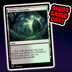 Verdant Catacombs - Custom Art Magic: The Gathering Playtest Card - Commander - Image 1