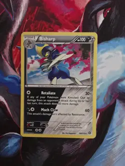2016 Pokemon Gaming XY Steam Siege Bisharp #64/114 Holo - Image 1