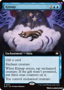 MTG Foil Kitnap (Extended Art) 357 Bloomburrow NM Magic - Image 1