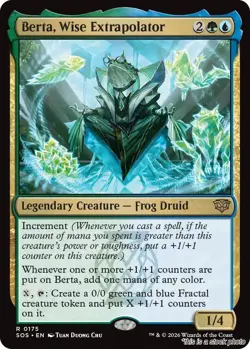 MTG Berta, Wise Extrapolator 175 Secrets of Strixhaven NM Magic - Image 1