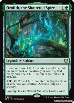 MTG Ozolith, the Shattered Spire 281 Commander: Secrets of Strixhaven NM Magic - Image 1