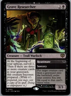 Grave Researcher R Secrets of Strixhaven 85 NM - Image 1