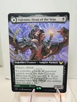 Valentin, Dean of the Vein (Extended Art) Strixhaven: School of Mages Regular - Image 1