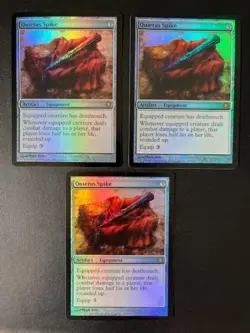 MTG- Quietus Spike x3 - Shards of Alara FOIL - Image 1