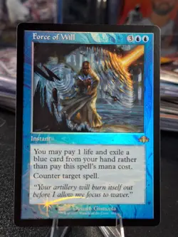 RETRO FOIL Force of Will Dominaria Remastered Rare - Image 1