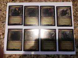 🐎 Nazgul 🐎 Showcase Foil Set 🔥 MARTYR 🔥 LotR NM or - Image 1