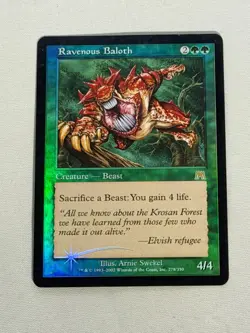 MTG FOIL Ravenous Baloth Onslaught Magic the Gathering - Image 1