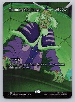 Taunting Challenge Borderless - Avatar Last Airbender - MTG - Image 1