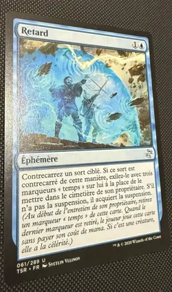 Delay Time Spiral Remastered FRENCH "RETARD" MTG Magic: The Gathering NM/M - Image 1