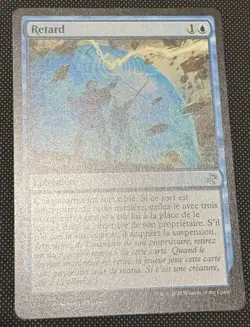 Delay Time Spiral Remastered FRENCH "RETARD" MTG Magic: The Gathering NM/M - Image 2
