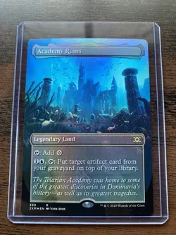 Wizards of the Coast Academy Ruins Double Masters Borderless Foil Land 369 - Image 2