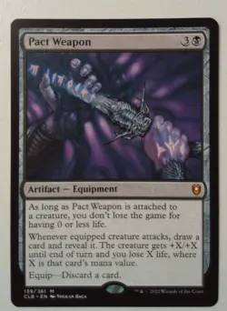 Pact Weapon *Mythic Rare* Magic MtG x1 CLB Baldur's Gate - Image 1