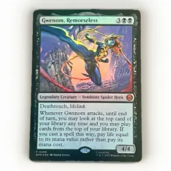 Gwenom, Remorseless Foil SPM 286 MTG Marvel Spider-Man NM - Image 1