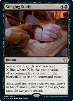 Stinging Study [Commander 2021] Near Mint - Image 1