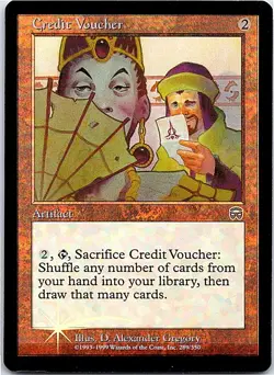 Credit Voucher FOIL English x1 Mercadian Masques mtg SP - Image 1