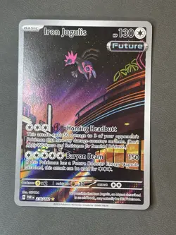 Pokemon TCG Iron Jugulis 216/182 SV04 Paradox Rift Illustration Rare Full Art - Image 1