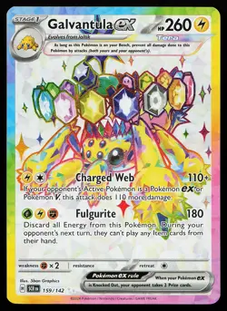 Galvantula ex 159/142 Ultra Rare Stellar Crown Pokemon Card - Image 1