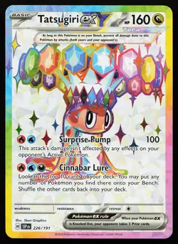 Tatsugiri ex 226/191 Ultra Rare Surging Sparks Pokemon Card - Image 1