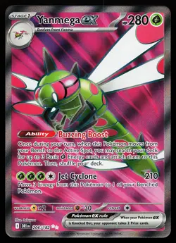 Yanmega ex 206/182 Ultra Rare Destined Rivals Pokemon Card - Image 1